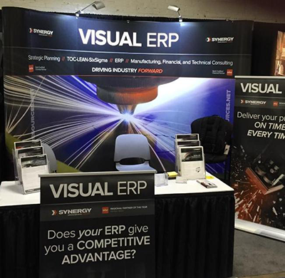 Synergy is Showcasing VISUAL ERP at the Atlantic Design & Mfg Show!