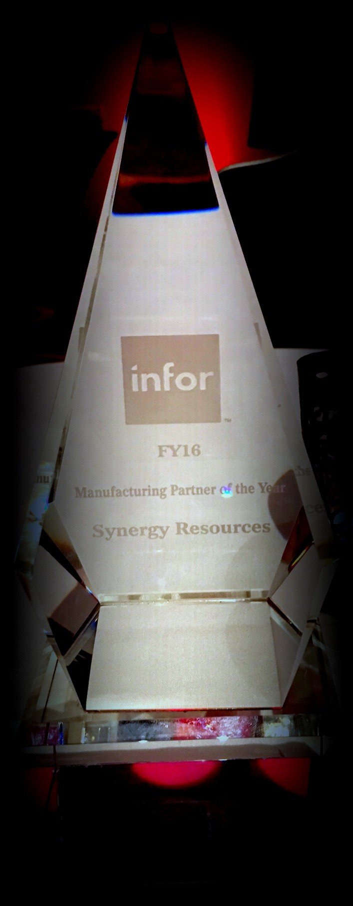 Synergy Awarded Infor Manufacturing ERP Partner of the Year for FY 2016