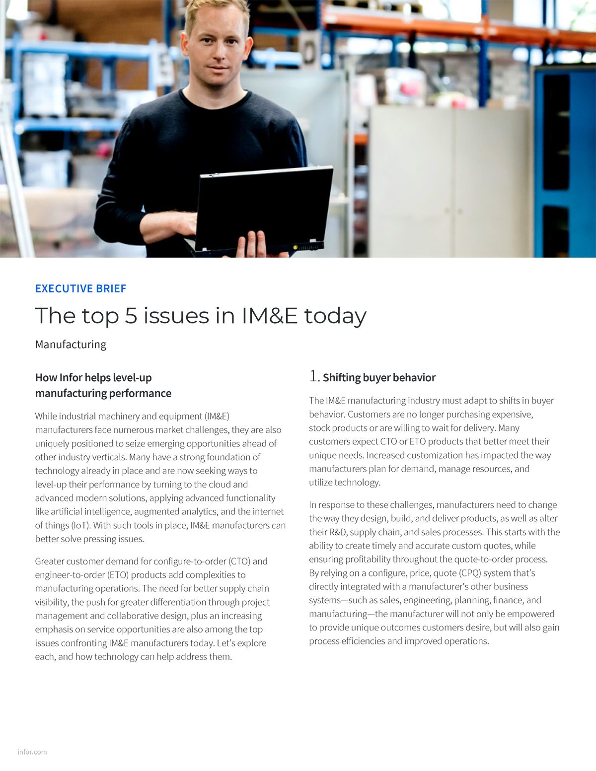 Top 5 Issues in IME Today